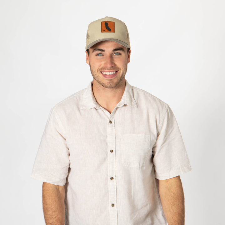 Heritage Line - Mens Beige Trucker Hat (OCM4838) – San Diego Hat