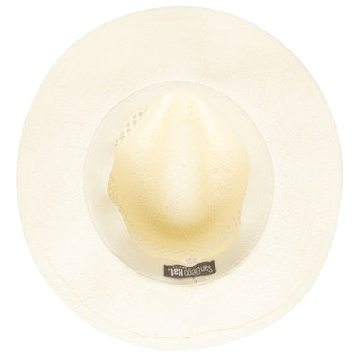 FEDORA - Men's Woven Paper Fedora With Vented Crown And Stretch Band