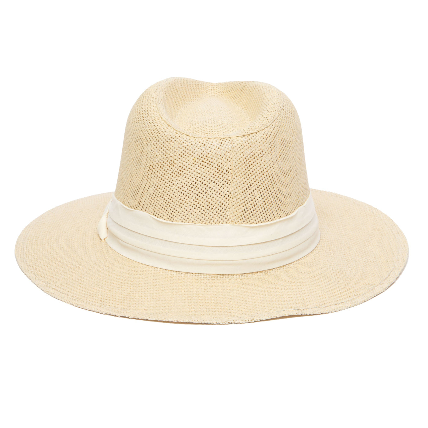 FEDORA - Mens Woven 3" Brim Paper Fedora