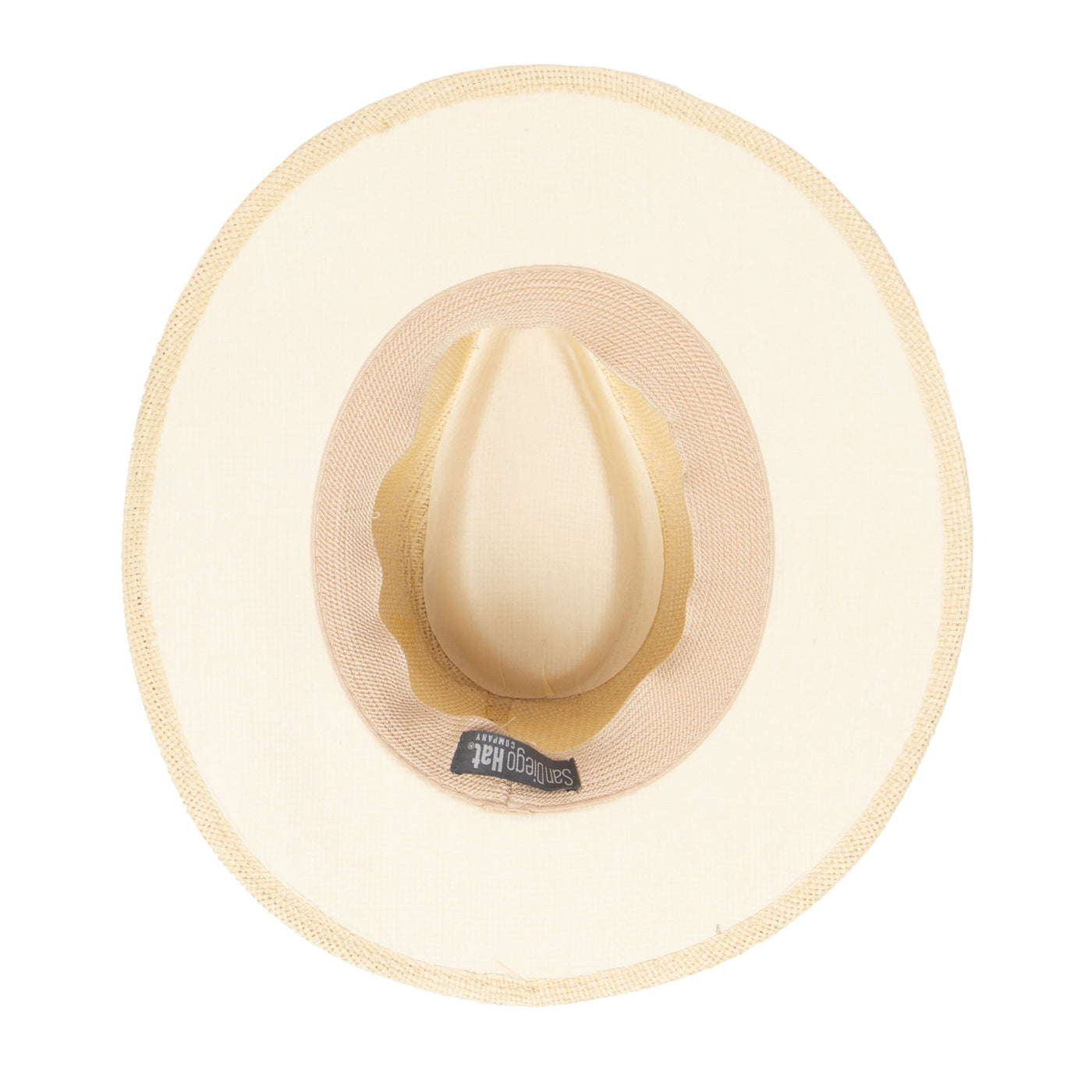 FEDORA - Mens Woven 3" Brim Paper Fedora