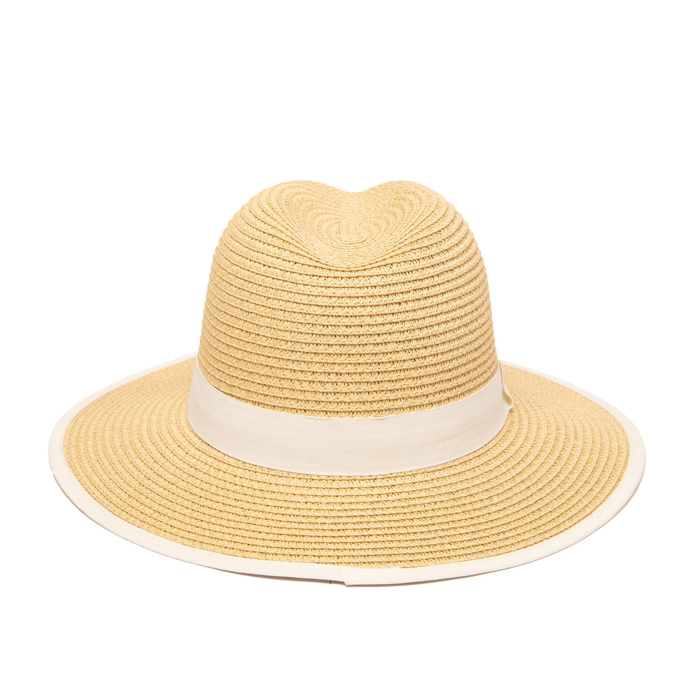 FEDORA - Women's Paperbraid Fedora With Pop Color Grosgrain