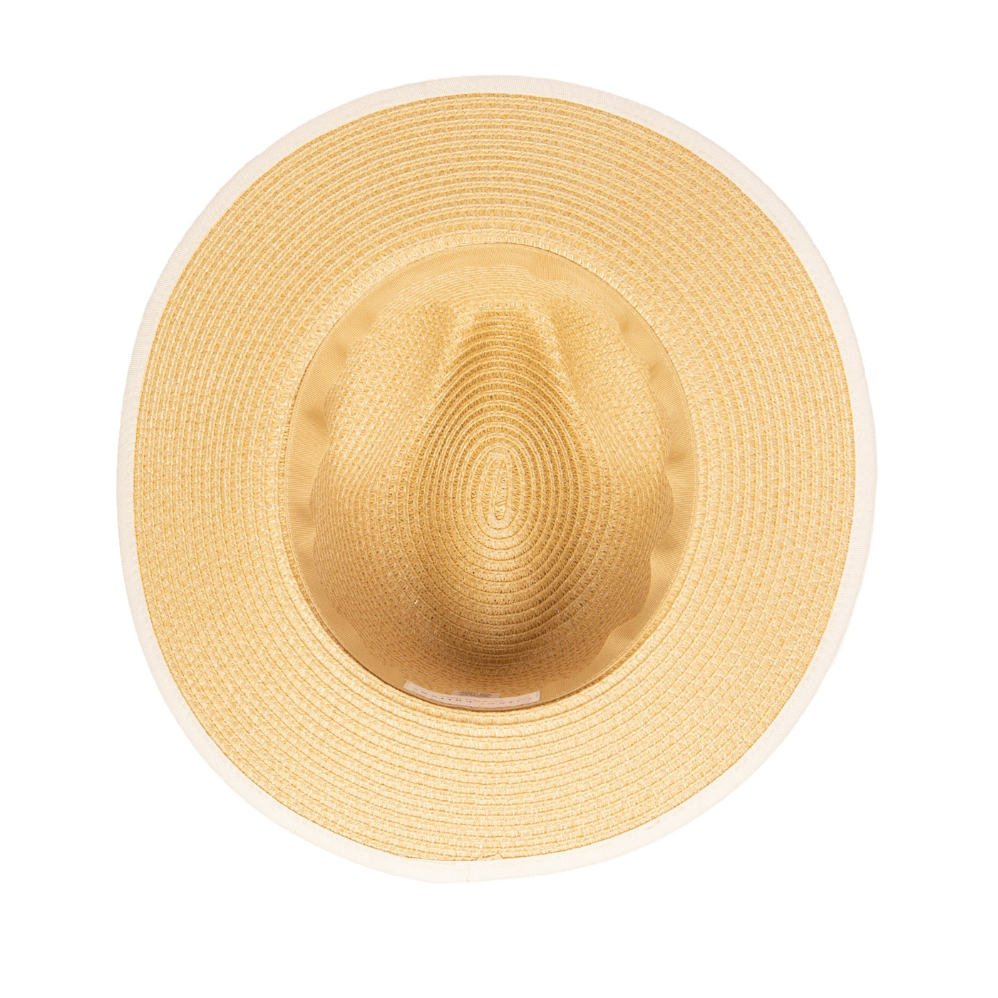 FEDORA - Women's Paperbraid Fedora With Pop Color Grosgrain