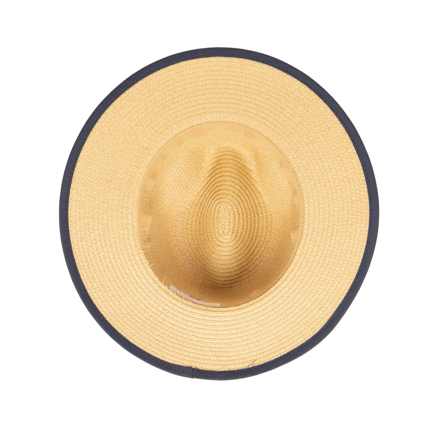 FEDORA - Women's Paperbraid Fedora With Pop Color Grosgrain
