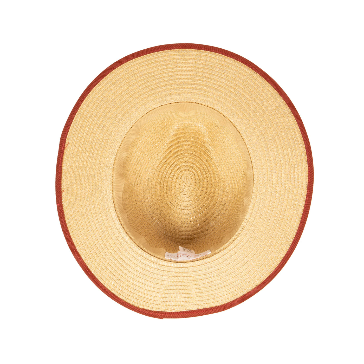 FEDORA - Women's Paperbraid Fedora With Pop Color Grosgrain