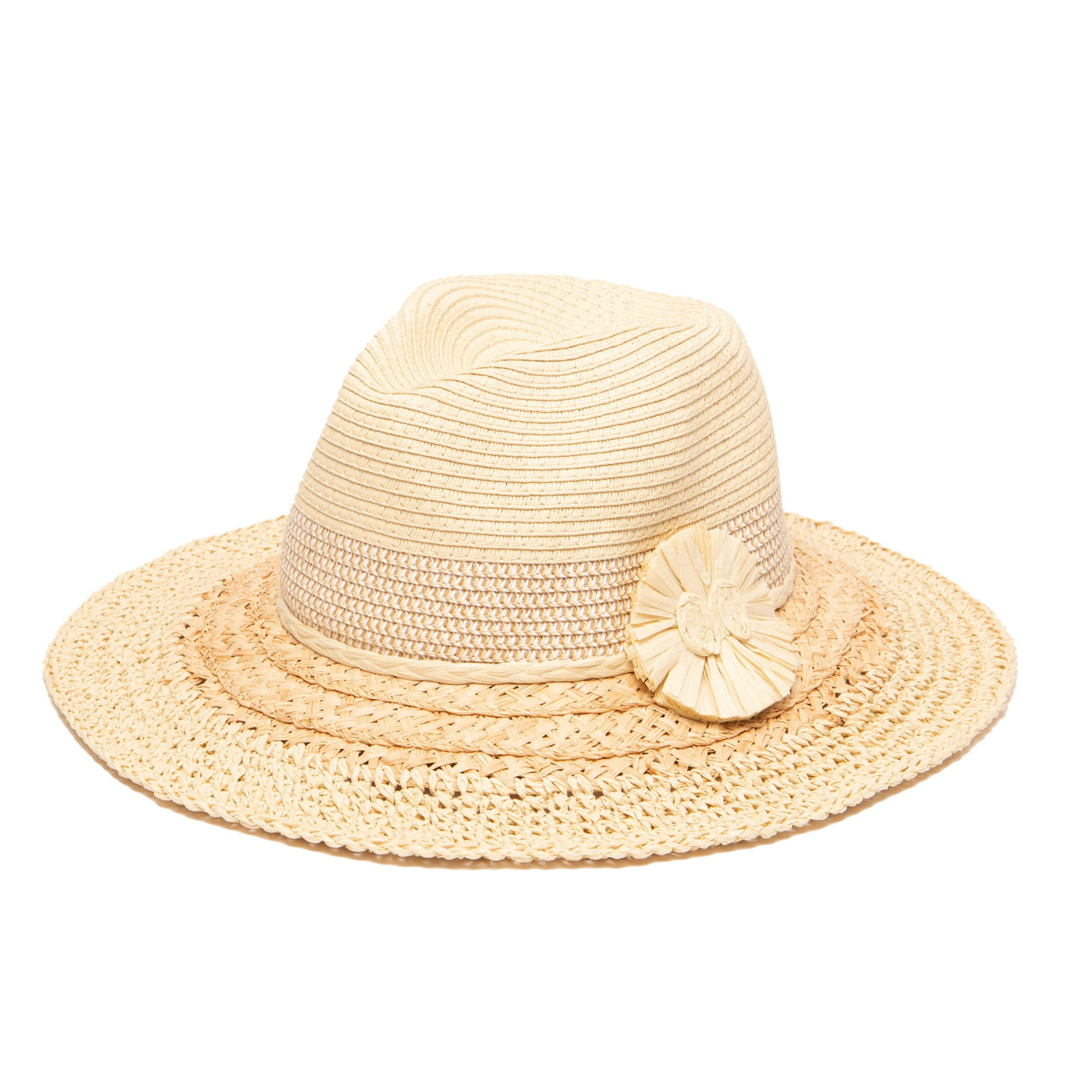 FEDORA - Flora Mixed Braid Fedora