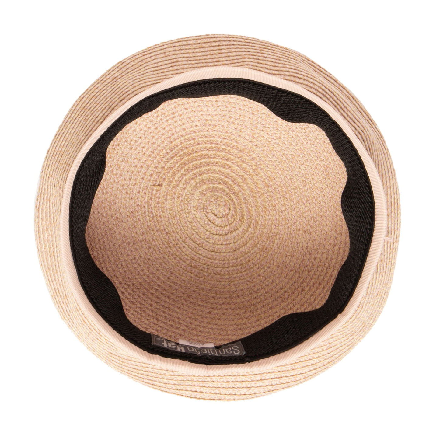 BERET - Kid Paper Braid Beret W/ Straw Pom Pom