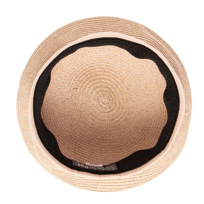BERET - Kid Paper Braid Beret W/ Straw Pom Pom