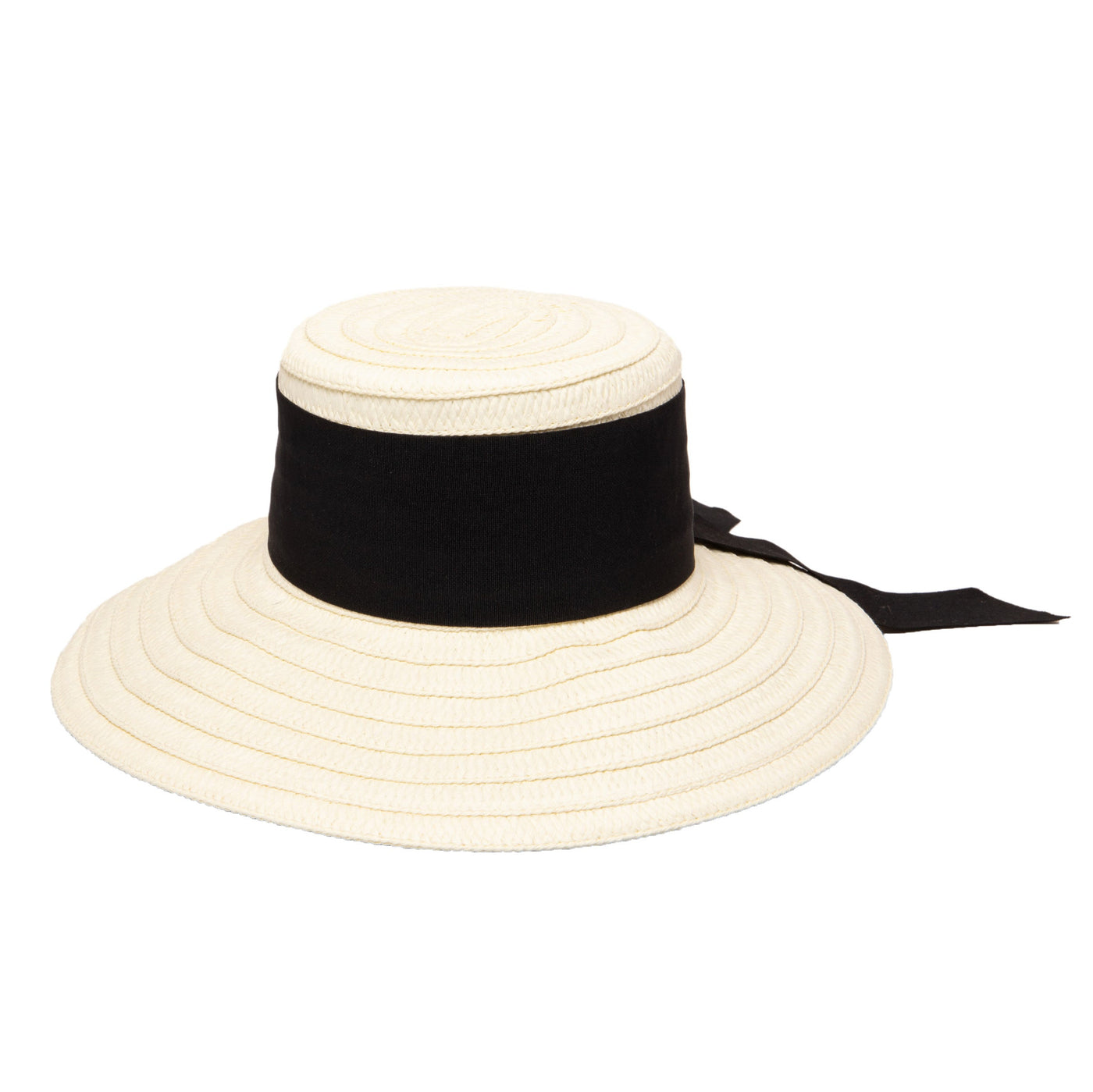 SUN BRIM - Women's Paperbraid Sun Hat With 3" Wide Grosgrain