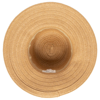 SUN BRIM - Women's Paperbraid Sun Hat With 3" Wide Grosgrain