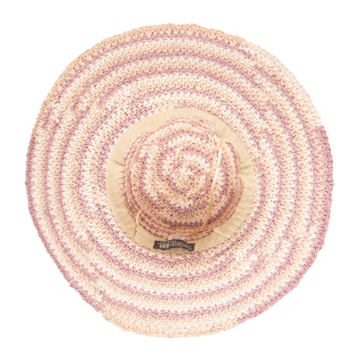 SUN BRIM - Women's Space Dye Crochet Sun Hat (PBM3021)