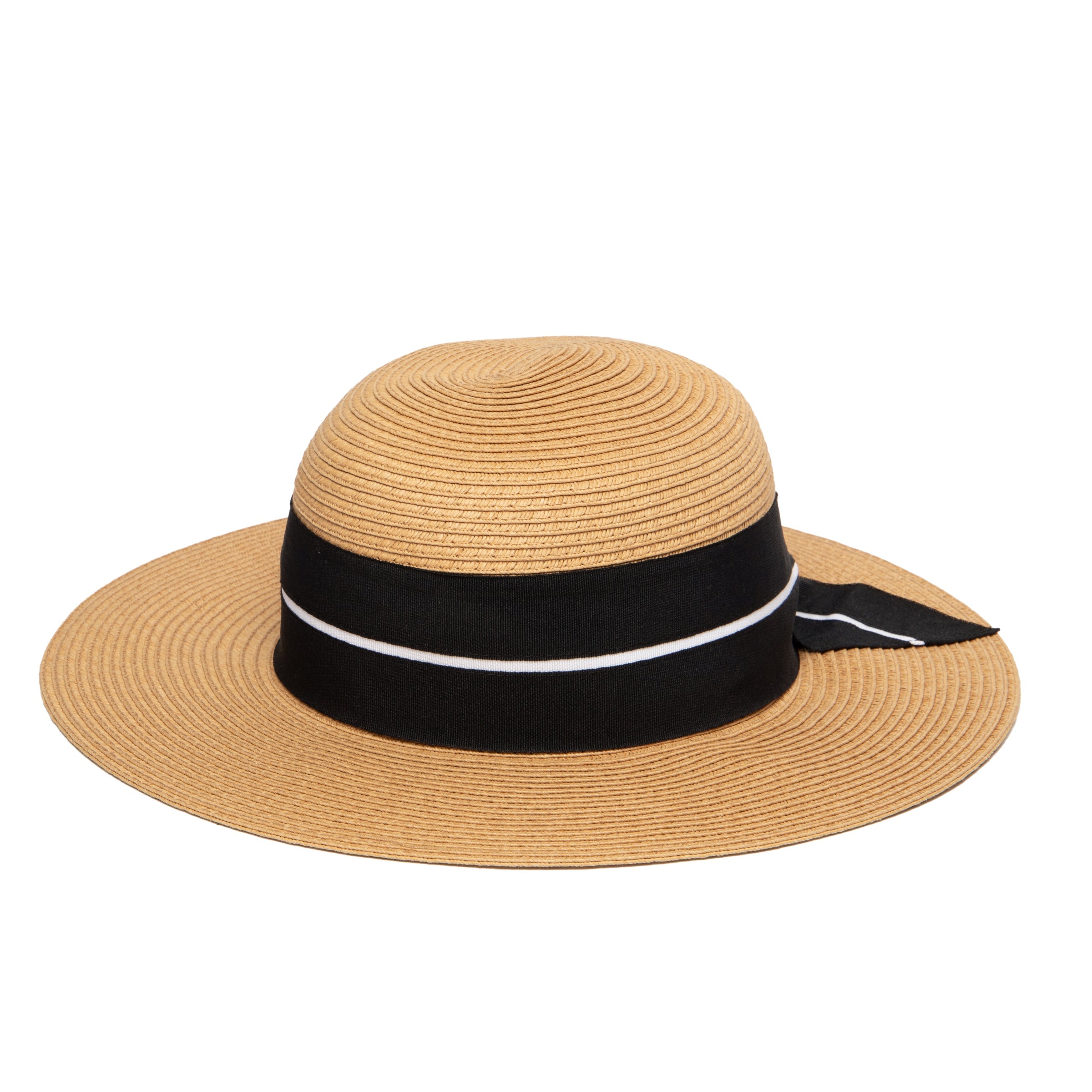 Women's Sun Hat W/ Oversized Stripe Bow San Diego Hat Company