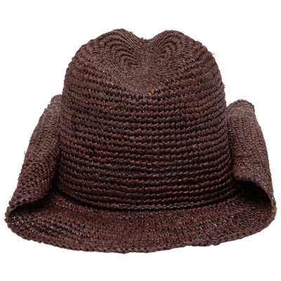 COWBOY - Women's Crocheted Raffia Cowboy Hat