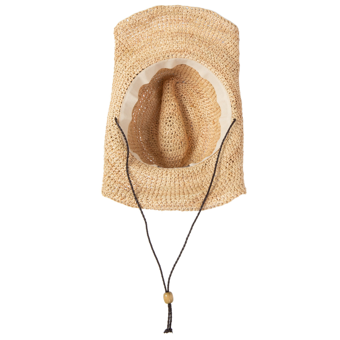 COWBOY - Women's Crocheted Raffia Cowboy Hat