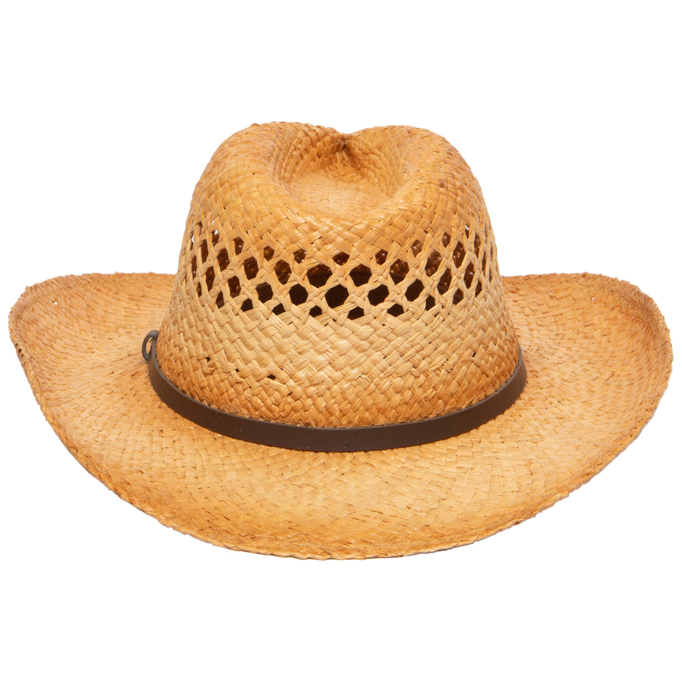 COWBOY - Women's Cowboy Hat With Leather Trim