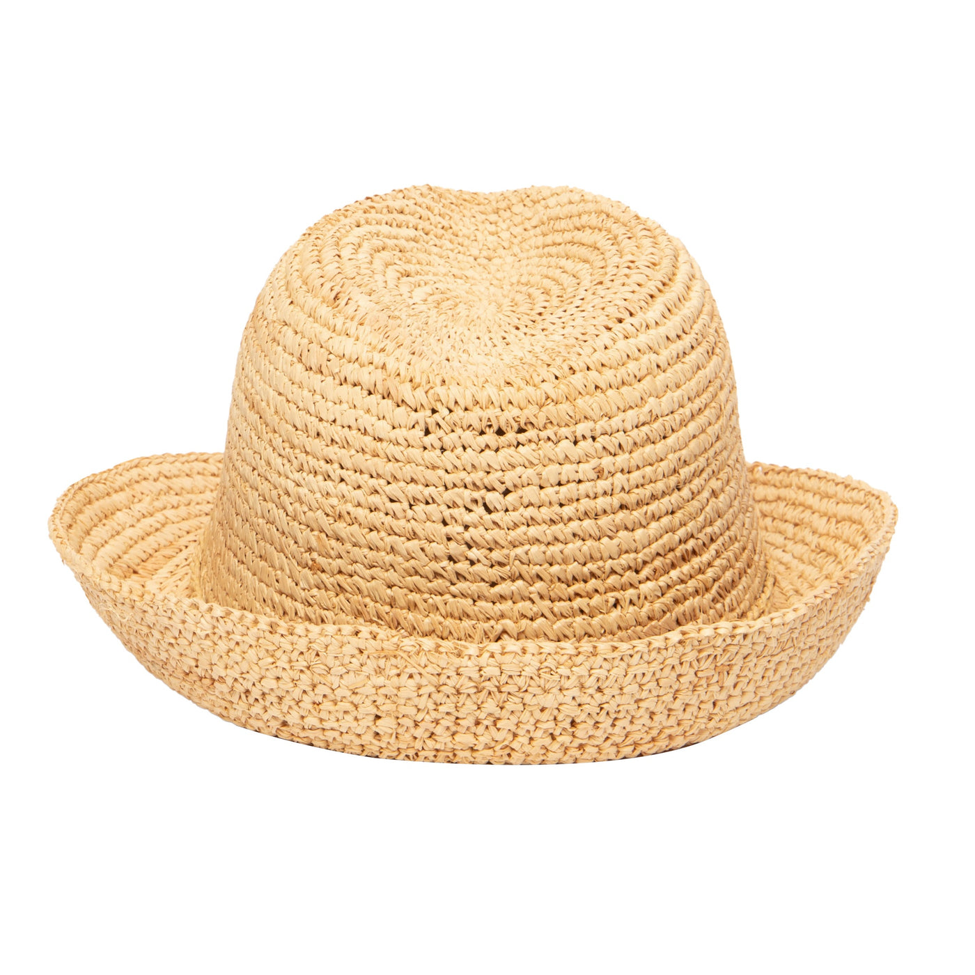 FEDORA - Kids' Crochet Raffia Fedora