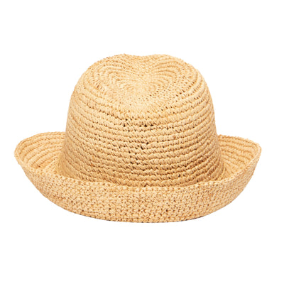 FEDORA - Kids' Crochet Raffia Fedora