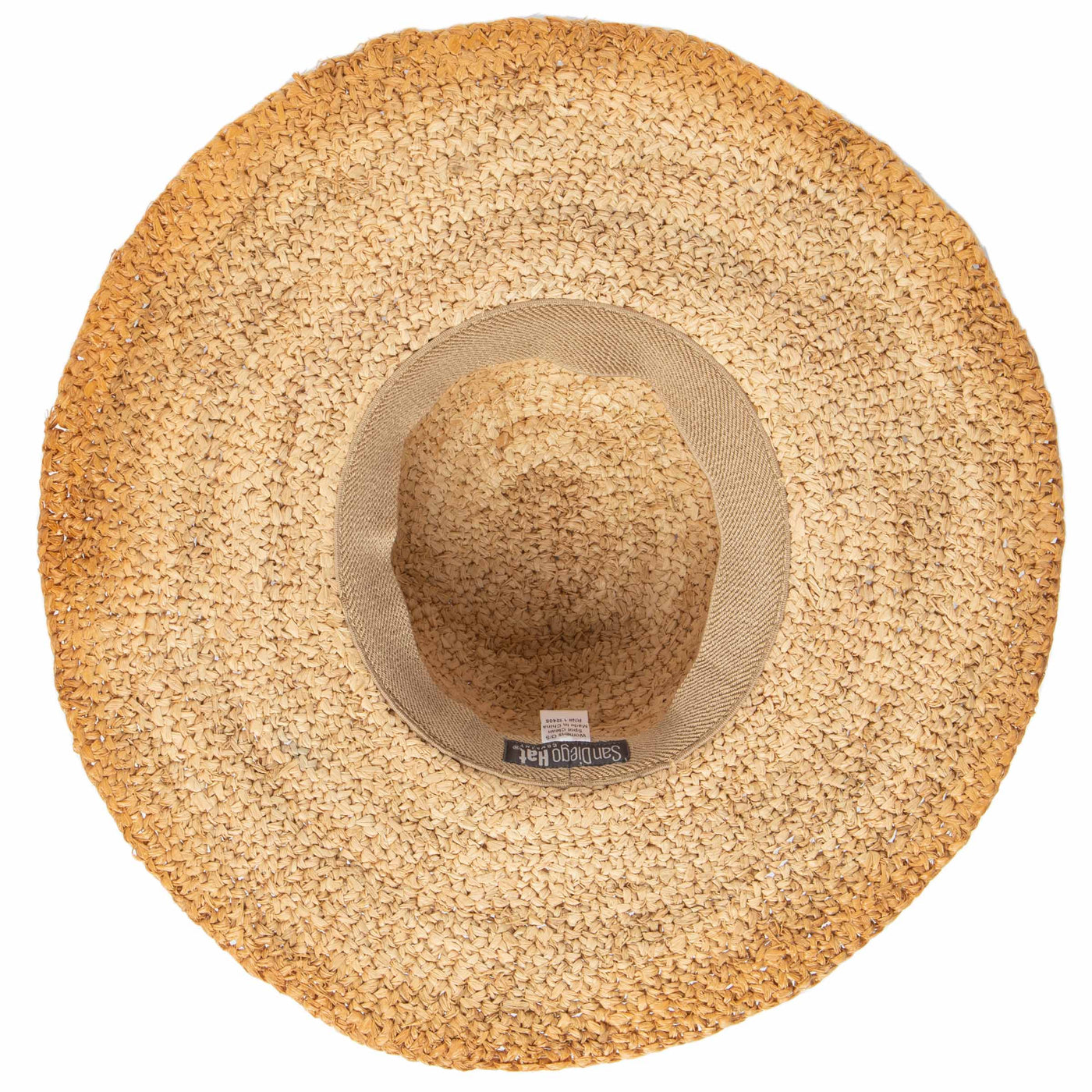 SUN BRIM - San Diego Hat Company's Signature Women's Large Brim Raffia Hat