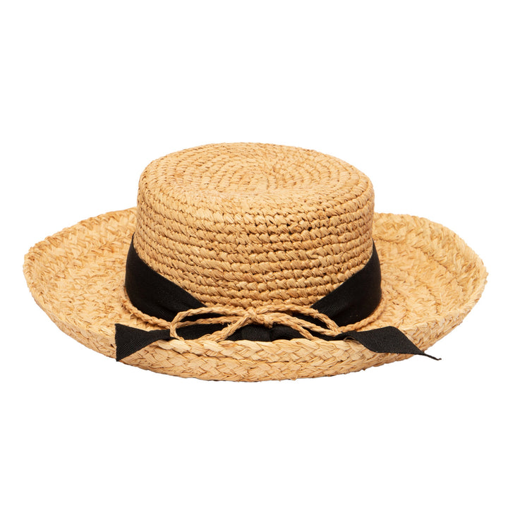 Kids' Raffia Hat With Ribbon (RHL9) – San Diego Hat Company