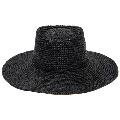 SUN BRIM - Womens Oval Crown Raffia