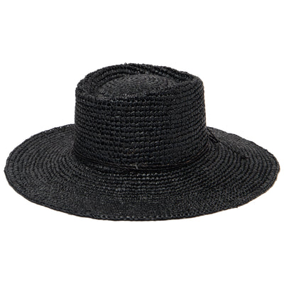 SUN BRIM - Womens Oval Crown Raffia