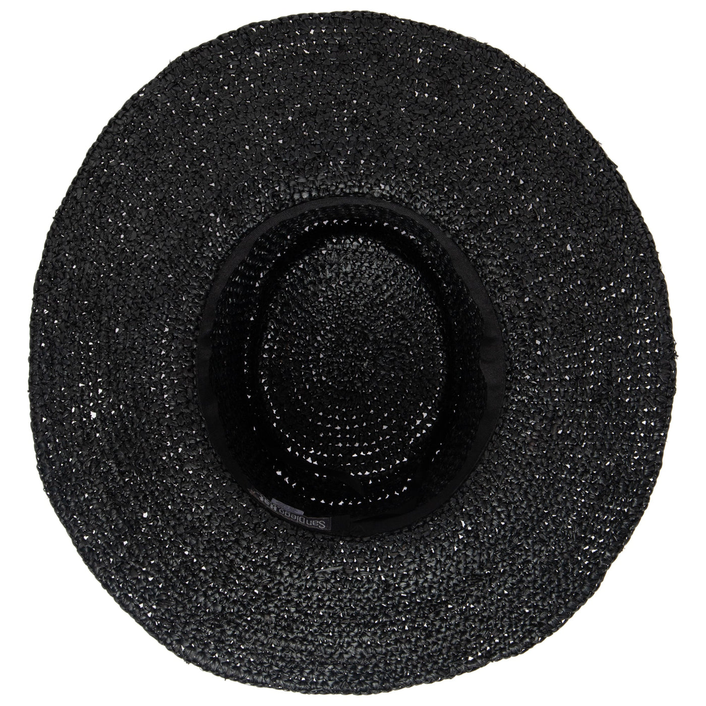 SUN BRIM - Womens Oval Crown Raffia