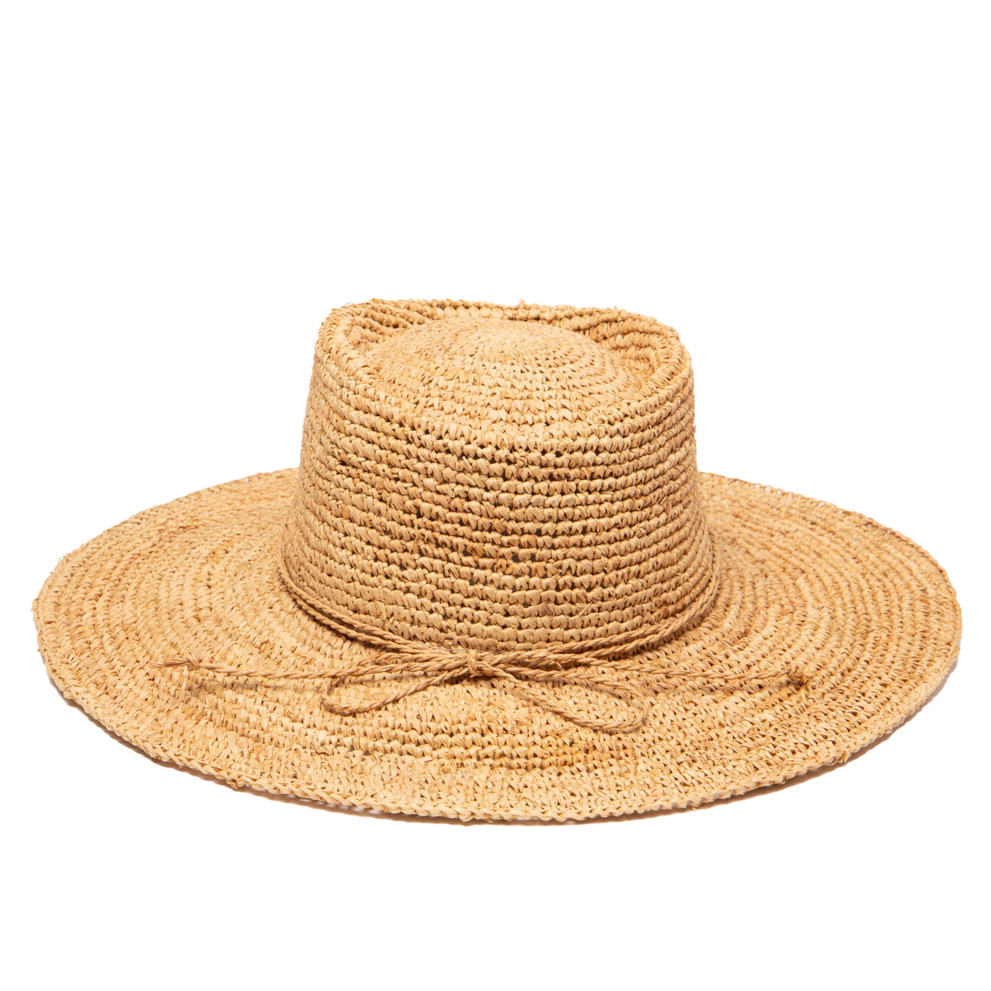 SUN BRIM - Womens Oval Crown Raffia