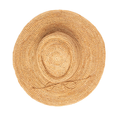 SUN BRIM - Womens Oval Crown Raffia