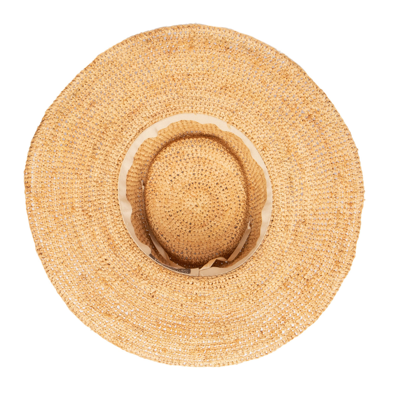 SUN BRIM - Womens Oval Crown Raffia