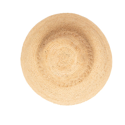 BUCKET - Women's Raffia Sun Hat With Hand Crochet Ventilated Crown