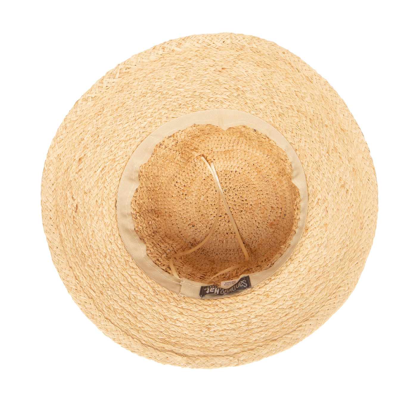 BUCKET - Women's Raffia Sun Hat With Hand Crochet Ventilated Crown
