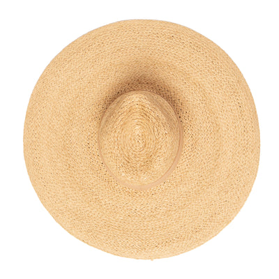 Women's Raffa Braid Wide Brim Fedora With Suede Band