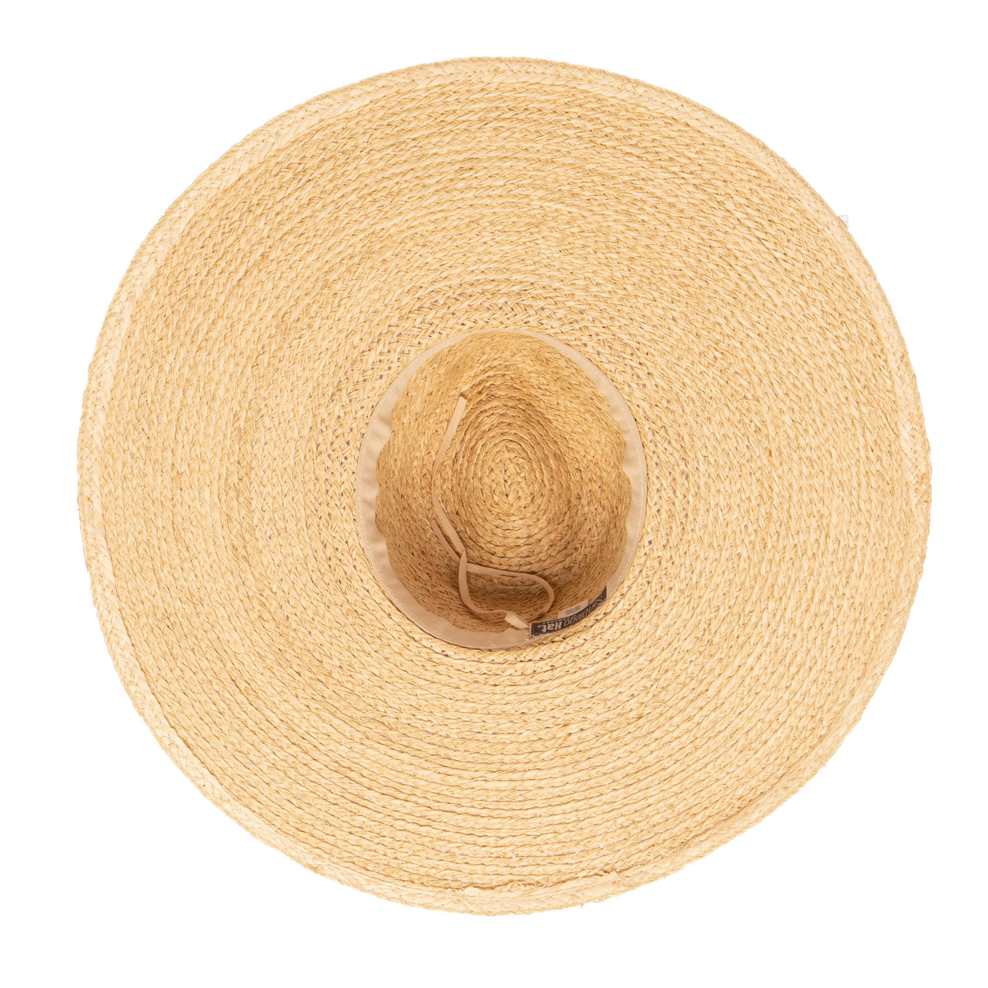 Women's Raffa Braid Wide Brim Fedora With Suede Band