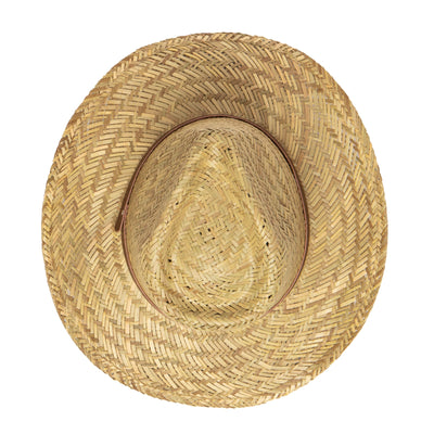 COWBOY - Men's Woven Rush Straw Cowboy With Pu Band