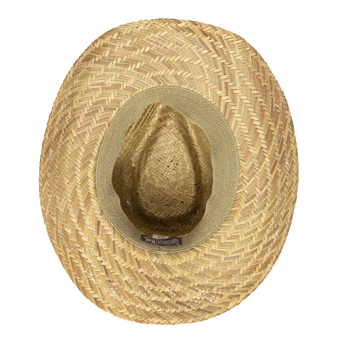 COWBOY - Men's Woven Rush Straw Cowboy With Pu Band