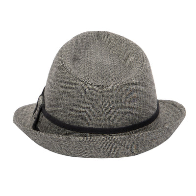 FEDORA - Tweed Fedora With Trim