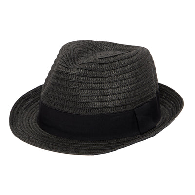 FEDORA - Mens Ultrabraided Fedora With A Grosgrain Band