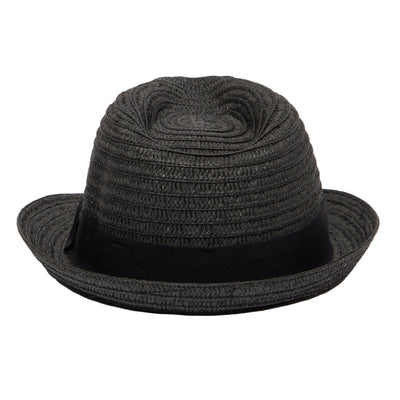 FEDORA - Mens Ultrabraided Fedora With A Grosgrain Band