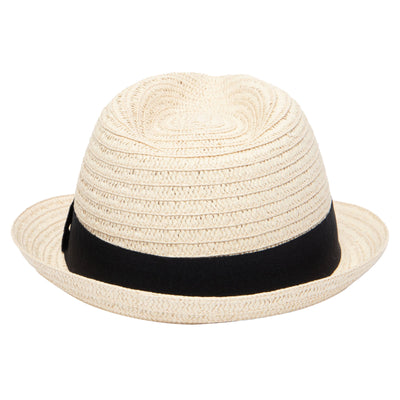 FEDORA - Mens Ultrabraided Fedora With A Grosgrain Band