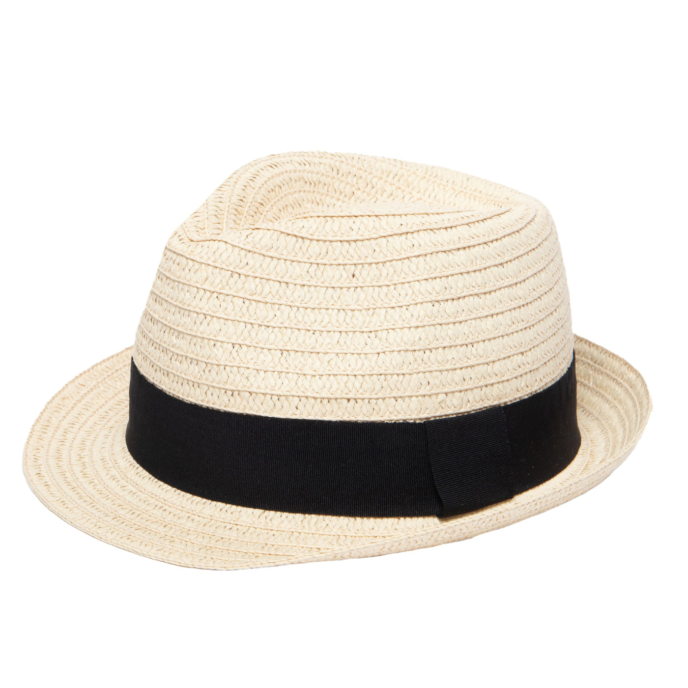 FEDORA - Mens Ultrabraided Fedora With A Grosgrain Band