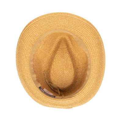 Everyday Fedora - Women's Fedora W/ Open Weave Inset