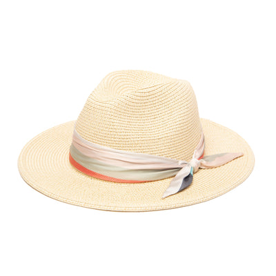FEDORA - Women's Ultrabraid Fedora Removable Silky Scarf