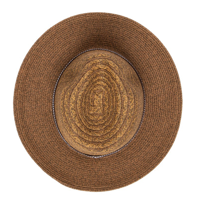 FEDORA - Men's Ultrabriad Panama With Jacquard Trim