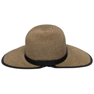 SUN BRIM - Women's Ultrabraid Round Crown Face Saver Sun Hat With Grosgrain Ribbon And Velcro Back Closure