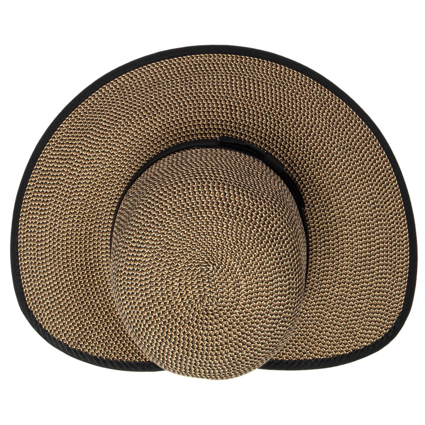 SUN BRIM - Women's Ultrabraid Round Crown Face Saver Sun Hat With Grosgrain Ribbon And Velcro Back Closure