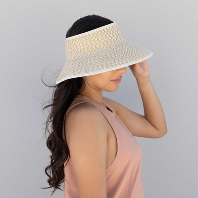 VISOR - Women's Ultrabraid Large Brim Visor