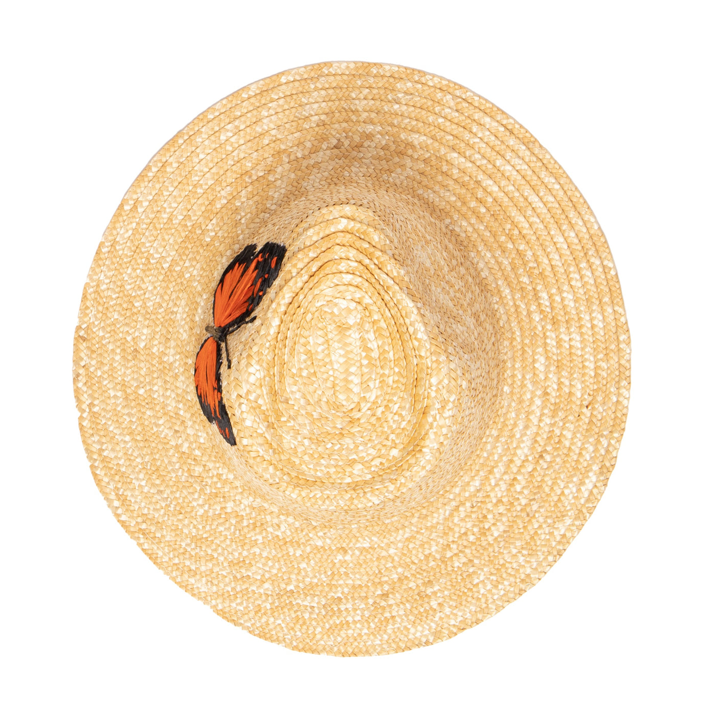FEDORA - Women's Wheat Straw Palm Fedora