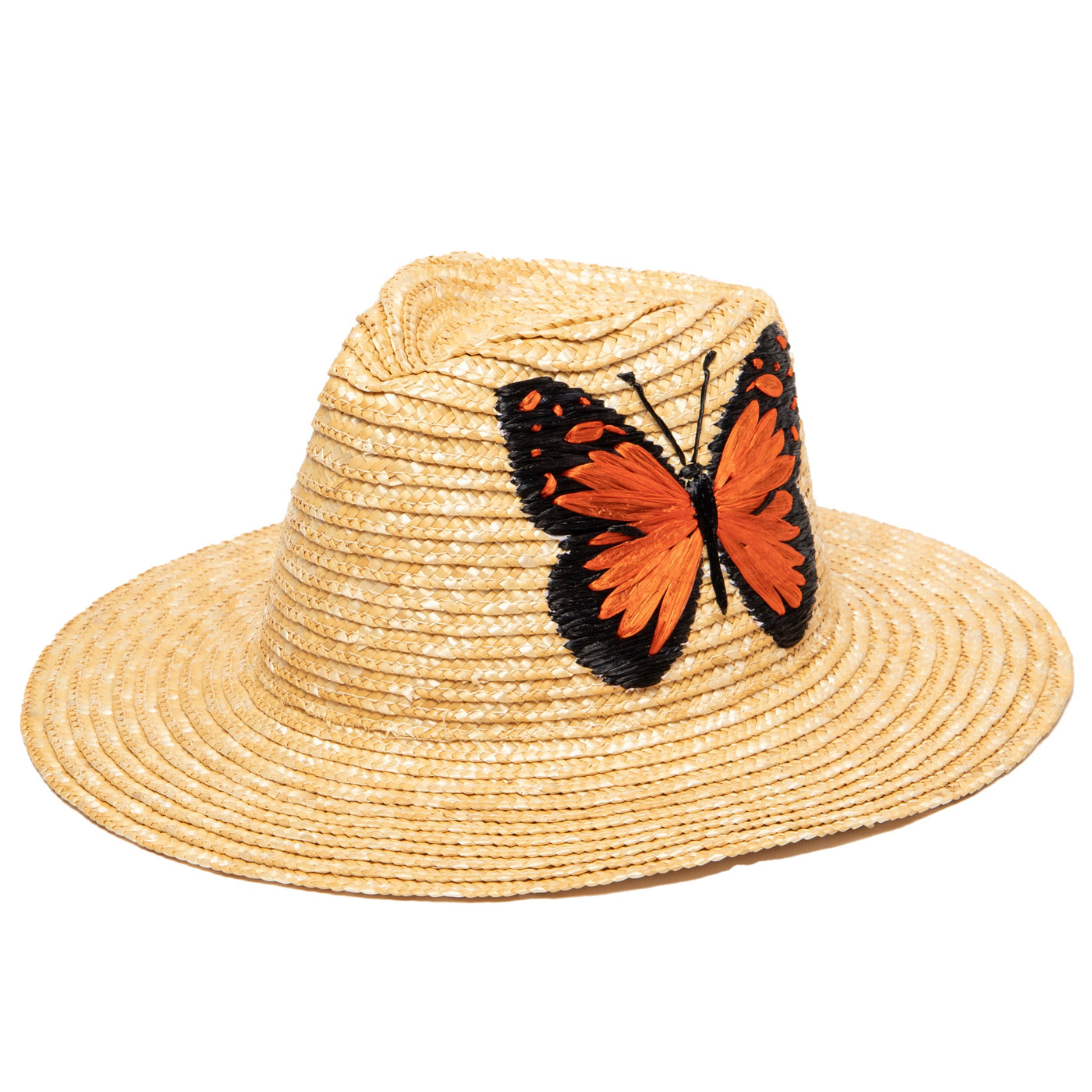 FEDORA - Women's Wheat Straw Palm Fedora