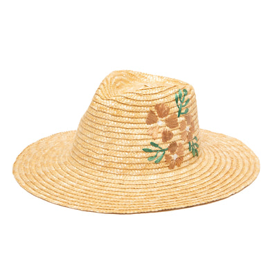 FEDORA - Women's Wheat Straw Palm Fedora