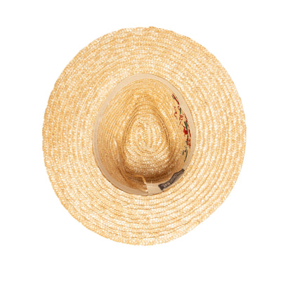 FEDORA - Women's Wheat Straw Palm Fedora