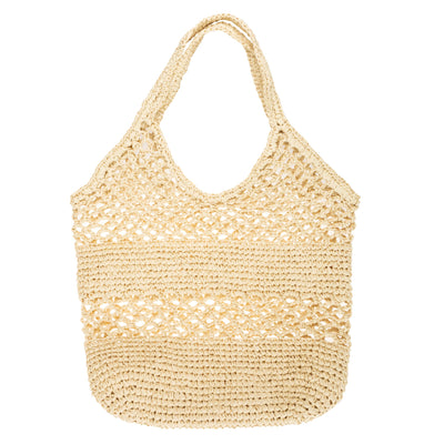 Malta Paper Crochet Bag - (BSB5042)-TOTE-San Diego Hat Company